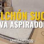 Limpieza de colchón antiguo con lava aspiradora